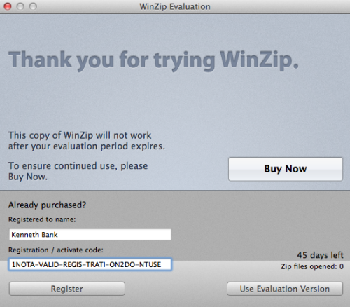 winzip 7 for mac